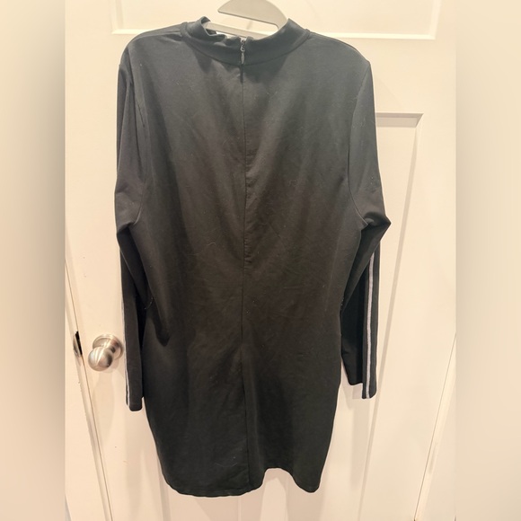 Fashion Nova Plus Size 3X Black Long Sleeve Mock Neck Bodycon Dress - Picture 4 of 9